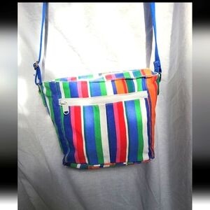 Colorful Striped Women's Bag